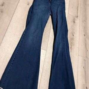 Just Black Dark Blue Flare Jeans